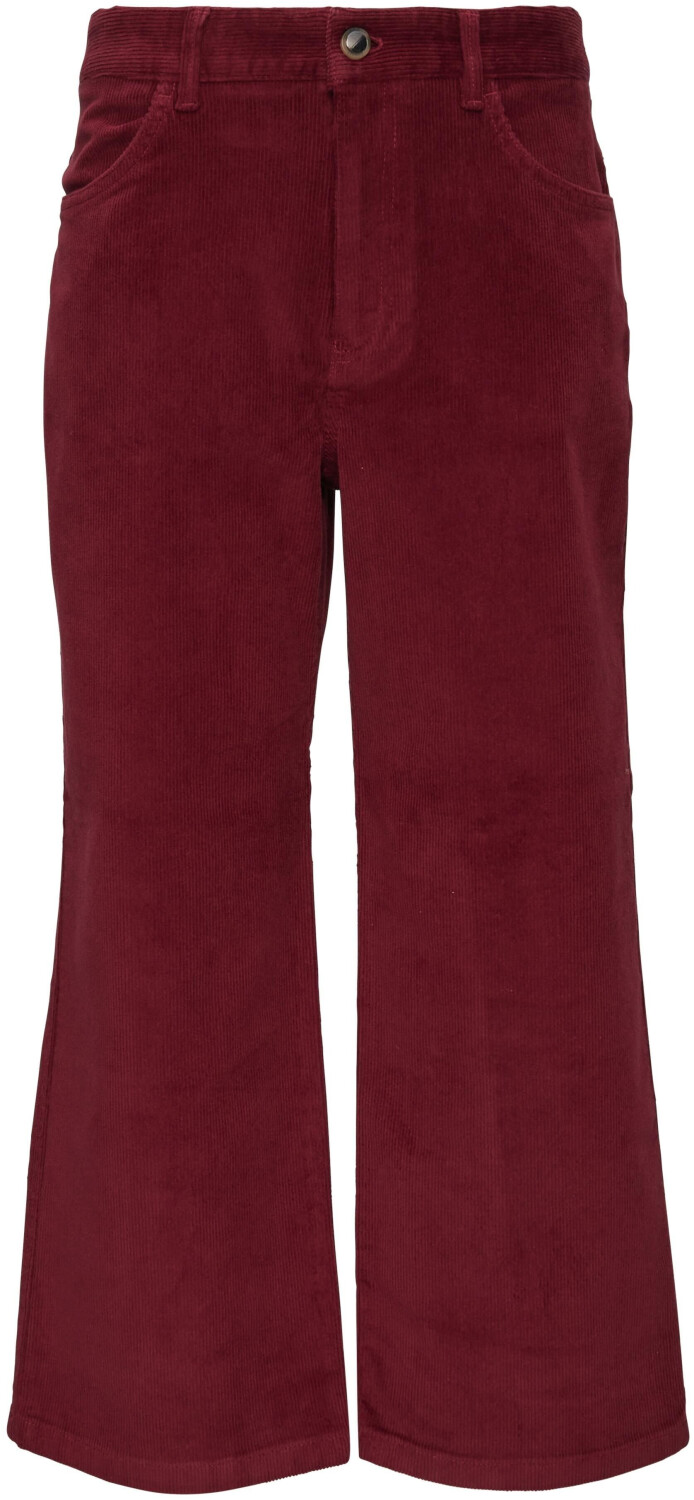s.Oliver Elasticated Corduroy Culottes (2154440) ruby red