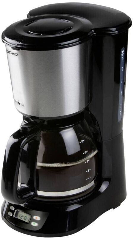 DOMO Cafetière filtre 12 tasses DO1065K noir