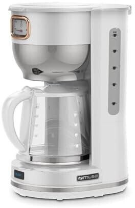Muse Cafetière filtre 10 tasses MS220W blanc