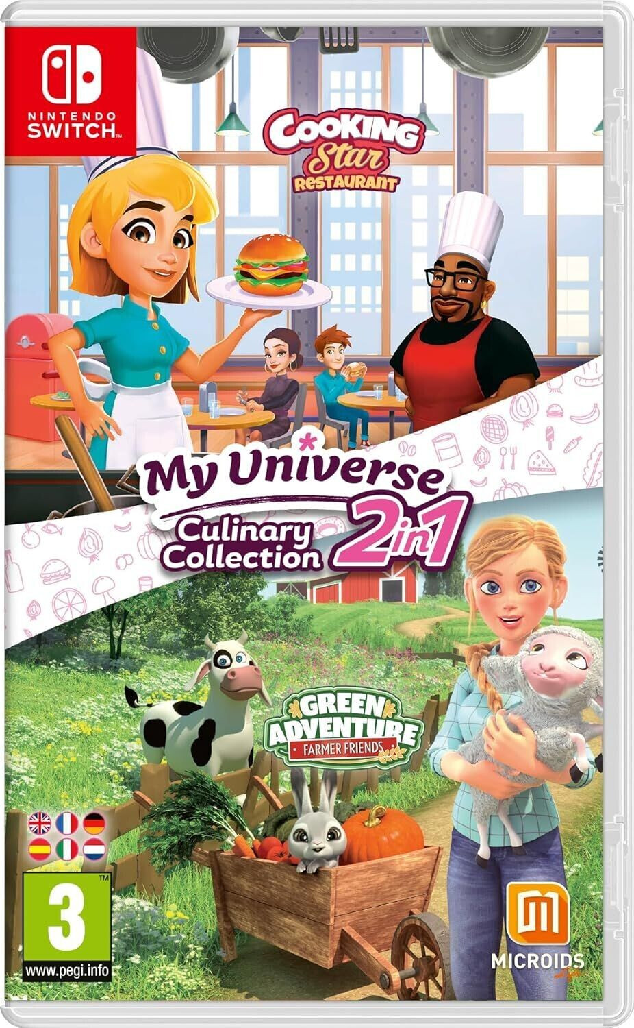 My Universe: Culinary Collection 2in1 - Cooking Star Restaurant + Green Adventure: Farmer Friends (Switch)