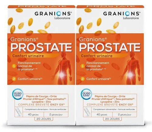 Laboratoire des GRANIONS Prostate (2 x 40 gélules)