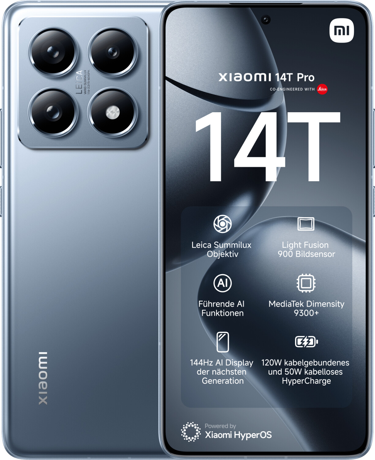 Xiaomi 14T Pro 1 To Titan bleu