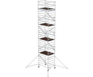 Munk Rollgerüst 1,35 x 1,80 m mit Ausleger & Doppel-Plattform 10350 (167836)