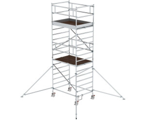 Munk Rollgerüst 1,35 x 1,80 m mit Ausleger & Doppel-Plattform 6350 (167436)