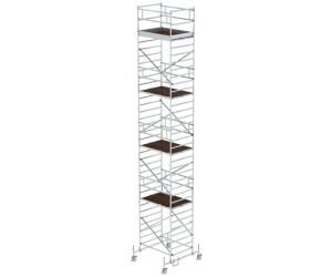 Munk Rollgerüst 1,35 x 1,80 m mit Fahrbalken & Doppel-Plattform 11450 (173936)