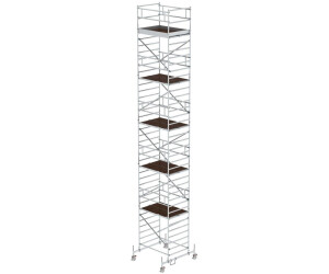 Munk Rollgerüst 1,35 x 1,80 m mit Fahrbalken & Doppel-Plattform 12450 (173036)
