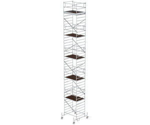 Munk Rollgerüst 1,35 x 1,80 m mit Fahrbalken & Doppel-Plattform 13450 (173136)