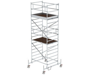 Munk Rollgerüst 1,35 x 1,80 m mit Fahrbalken & Doppel-Plattform 6450 (173436)