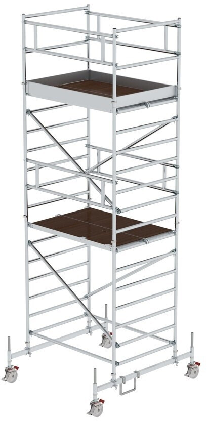 Munk Rollgerüst 1,35 x 1,80 m mit Fahrbalken & Doppel-Plattform 6450 (173436)