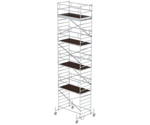 Munk Rollgerüst 1,35 x 2,45 m mit Fahrbalken & Doppel-Plattform 10450 (174836)