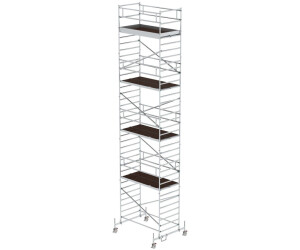Munk Rollgerüst 1,35 x 2,45 m mit Fahrbalken & Doppel-Plattform 11500 (174936)