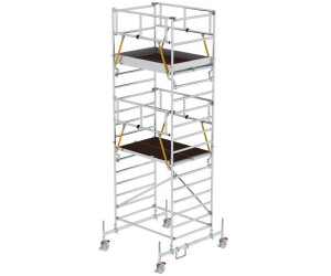 Munk Rollgerüst SG 1,35 x 1,80 m mit Fahrbalken & Doppel-Plattform 6660 (173437)