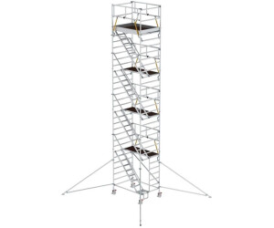 Munk Rollgerüst SG 1,35 x 1,80 m mit Schrägaufstiegen & Ausleger 10390 (167401)