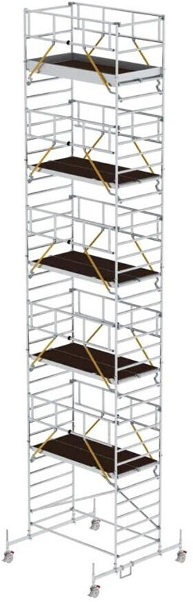 Munk Rollgerüst SG 1,35 x 2,45 m mit Fahrbalken & Doppel-Plattform 12540 (174037)
