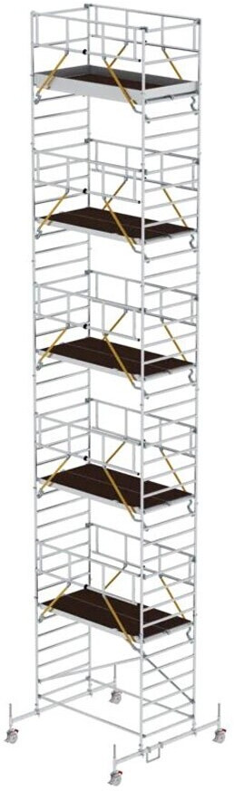 Munk Rollgerüst SG 1,35 x 2,45 m mit Fahrbalken & Doppel-Plattform 13620 (174137)