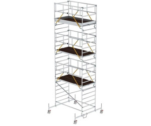 Munk Rollgerüst SG 1,35 x 2,45 m mit Fahrbalken & Doppel-Plattform 8620 (174637)