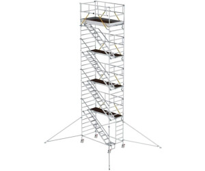 Munk Rollgerüst SG 1,35 x 2,45 m mit Schrägaufstiegen & Ausleger 10390 (167411)
