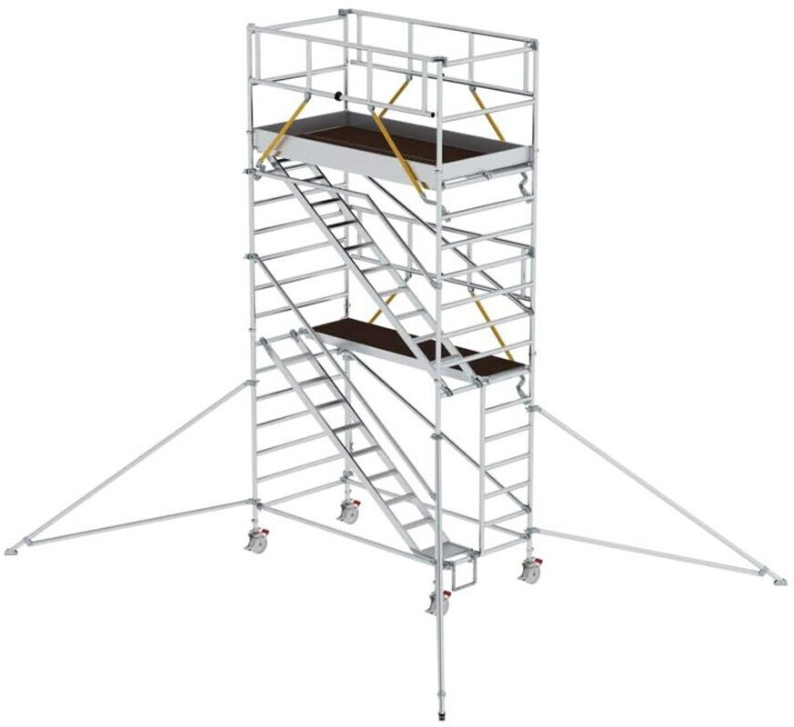 Munk Rollgerüst SG 1,35 x 2,45 m mit Schrägaufstiegen & Ausleger 6470 (167211)