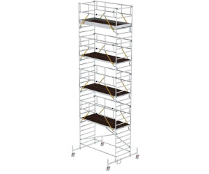 Munk Rollgerüst SG 1,35 x 3,0 m mit Fahrbalken und Doppel-Plattform 10580 (175837)