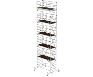 Munk Rollgerüst SG 1,35 x 3,0 m mit Fahrbalken und Doppel-Plattform 12540 (175037)