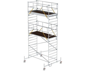 Munk Rollgerüst SG 1,35 x 3,0 m mit Fahrbalken und Doppel-Plattform 7780 (175537)