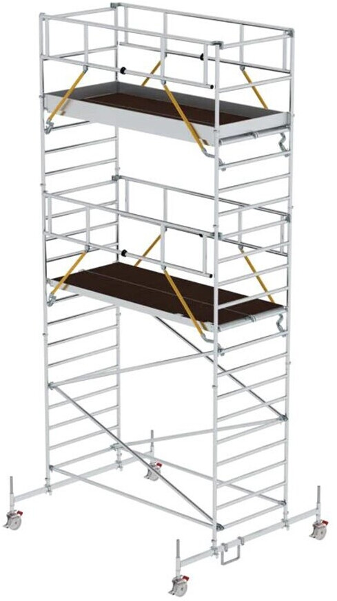 Munk Rollgerüst SG 1,35 x 3,0 m mit Fahrbalken und Doppel-Plattform 7780 (175537)