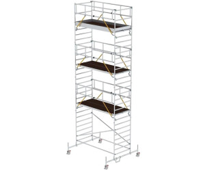 Munk Rollgerüst SG 1,35 x 3,0 m mit Fahrbalken und Doppel-Plattform 9740 (175737)