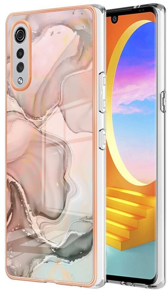 Liner Handyhülle Für LG Velvet (4G/5G) – Dünne Silikonhülle Mit Schmetterling-Muster, Stoßfest