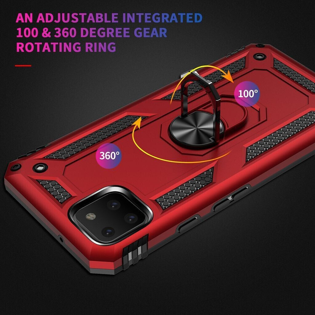 LaimTop LaimTop Galaxy Note 10 Lite Hülle, Hybrid Robuste Rüstung