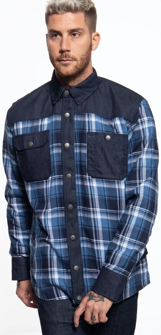 King Kerosin Chopper ´Till Death Blanko Adventure Funktionsshirt blue