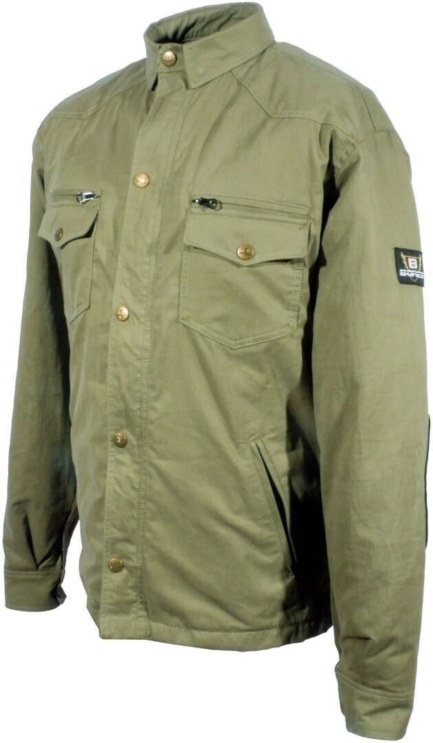 Bores Military Jack Olive Shirt green