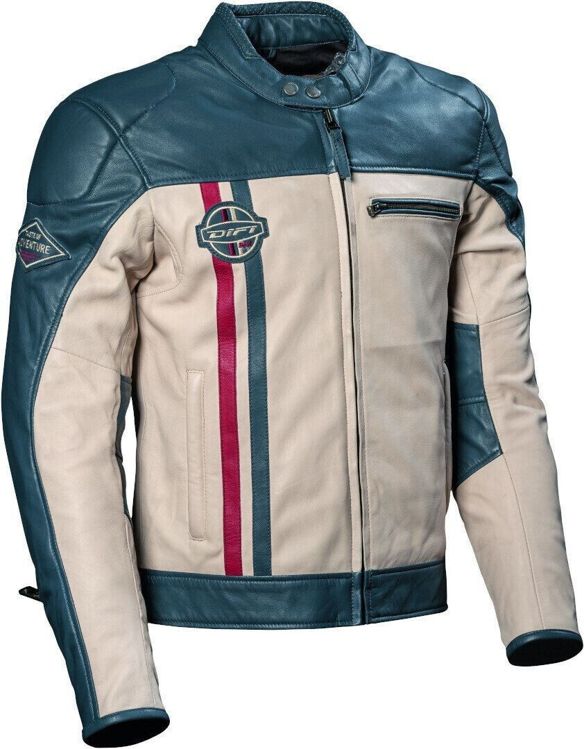 DiFi Boston Jacket blue/beige