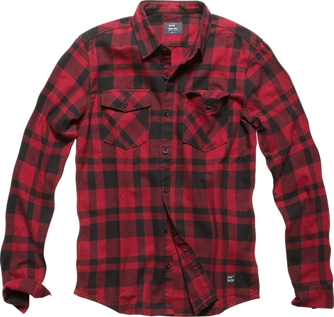 Vintage Industries Austin Shirt red
