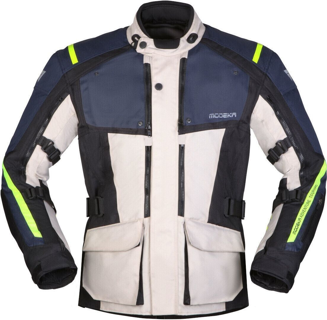 Modeka Varus WP Jacket grey/blue