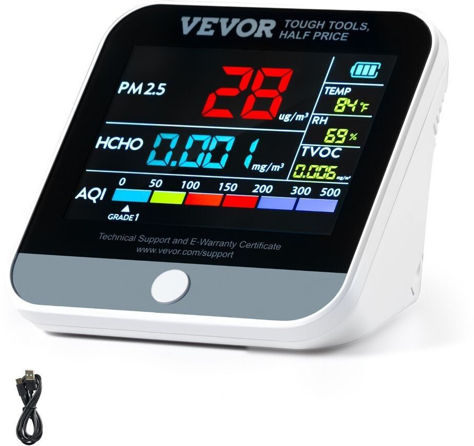 VEVOR Mini Air Quality Monitor 8-IN-1 (PXSKQZLCSYTMA2E7ZV9)