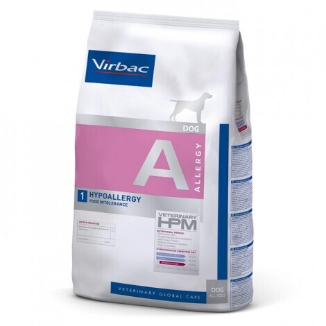 Virbac HPM Canine Allergy HYPOALLERGENIC A1 Hundefutter – 12 Kg Sack, Für Hunde Mit Allergien