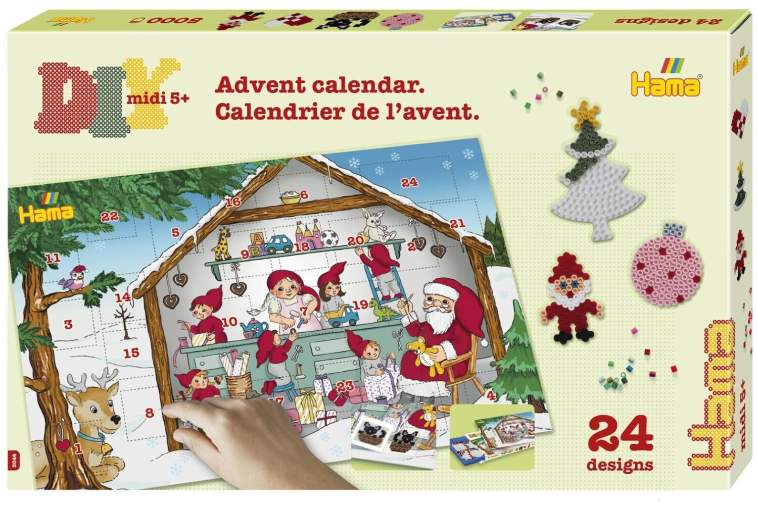 Hama DIY Midi Advent Calendar