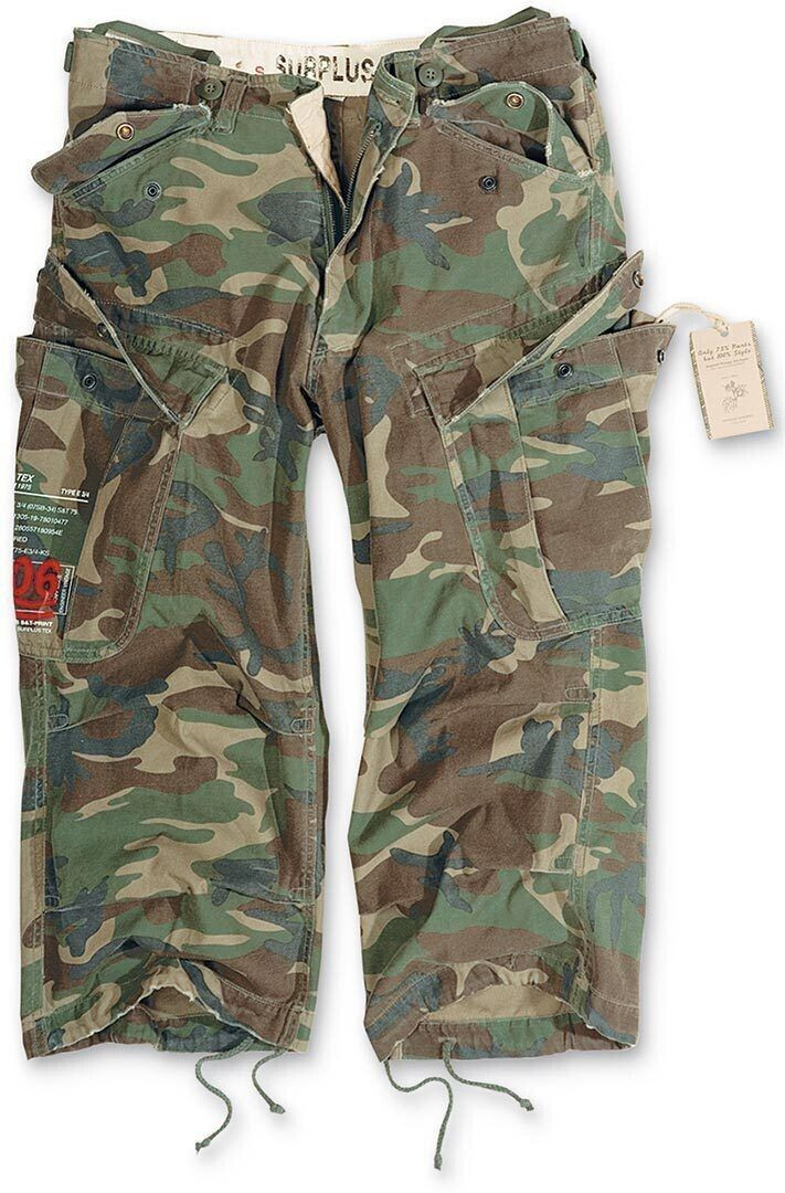 Surplus Engineer Vintage 3/4 Shorts green