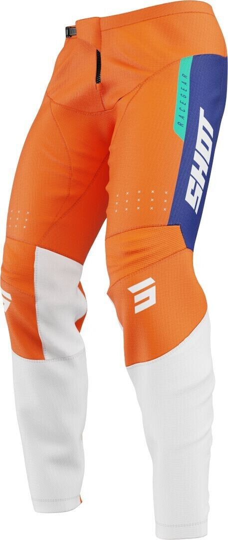 Shot Devo League Motocross Pants white/blue/orange
