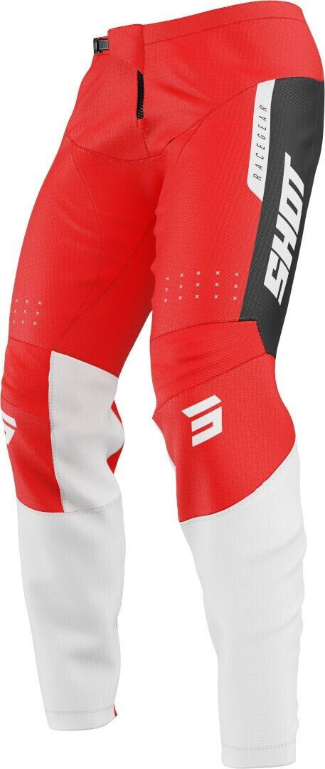 Shot Devo League Motocross Pants black/white/red