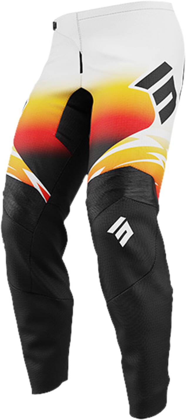 Shot Draw X-Trem kids Motocross Pants black/white/orange