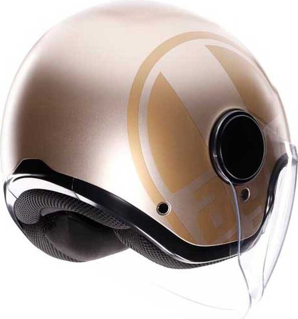 AGV Eteres Sirolo mat blanc/or