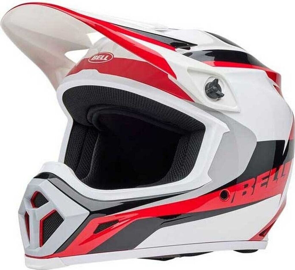 Bell MX-9 MIPS Rift blanc/rouge