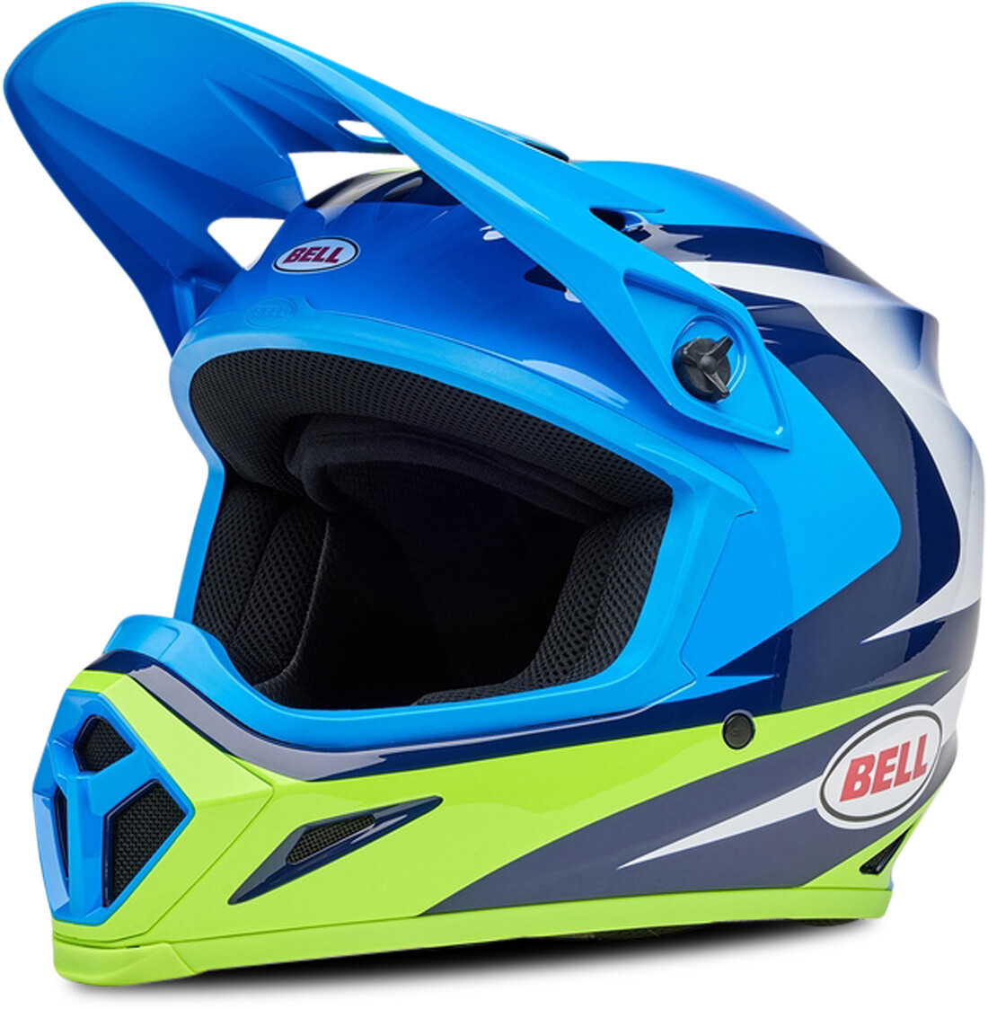 Bell MX-9 MIPS Jackal bleu/jaune fluo