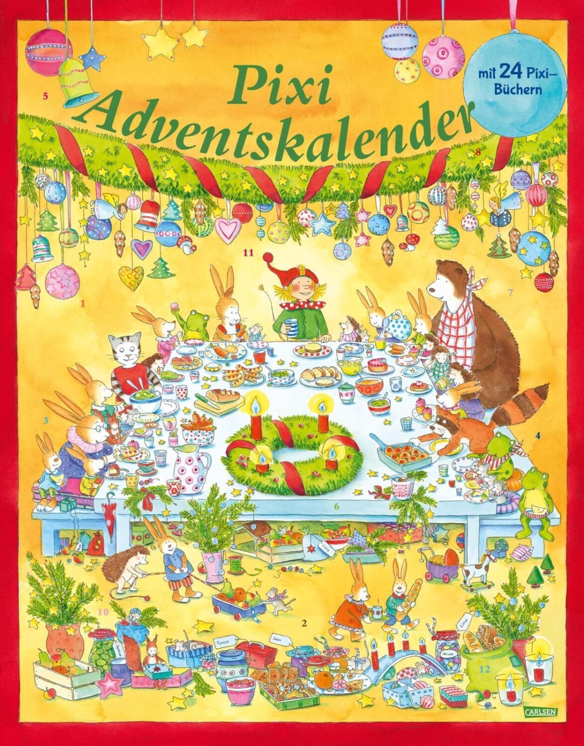 Carlsen Verlag Calendrier de l'Avent livre Pixi 2024