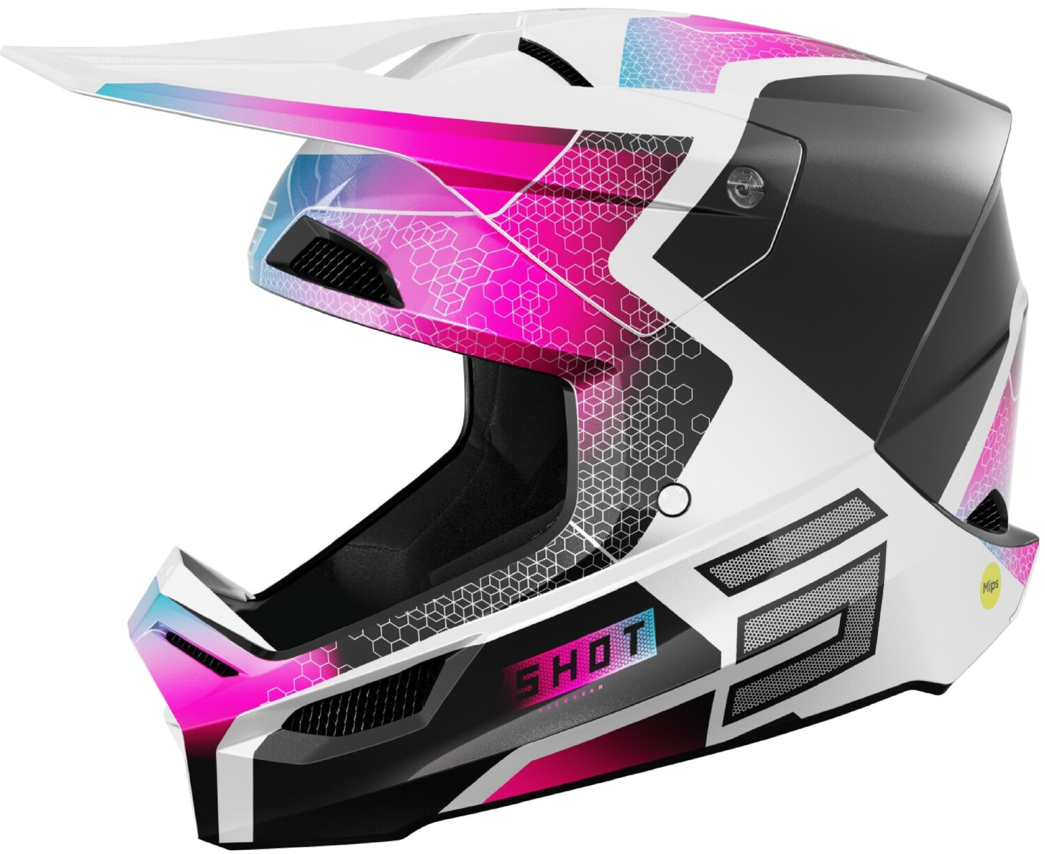 Shot Race Phaser Mips Black/Blue/Pink Pearly
