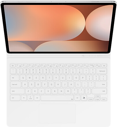 Samsung Galaxy Tab S10+ / S9+ Book Cover Keyboard - AI Key White (DE)