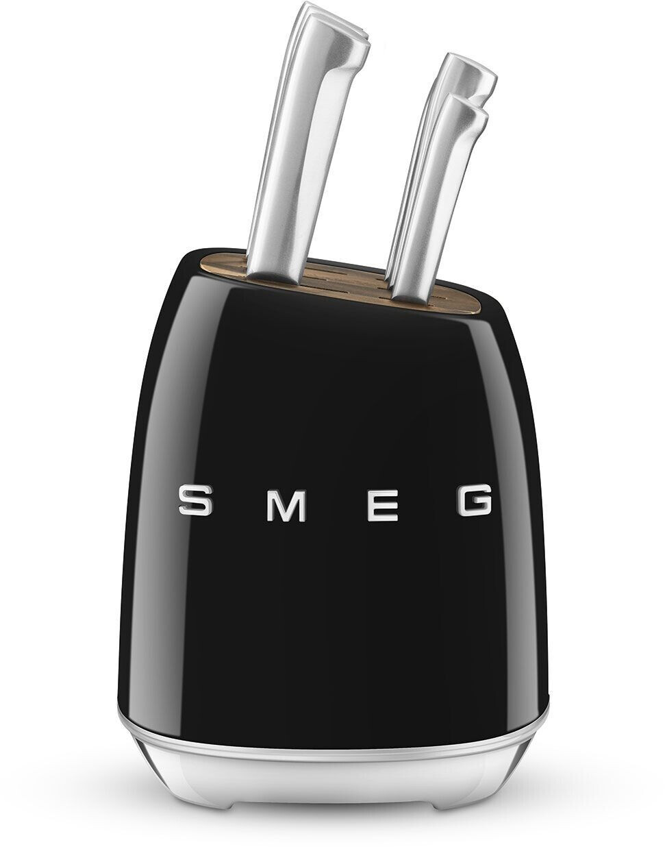 Smeg Knife Block 50's Style Black