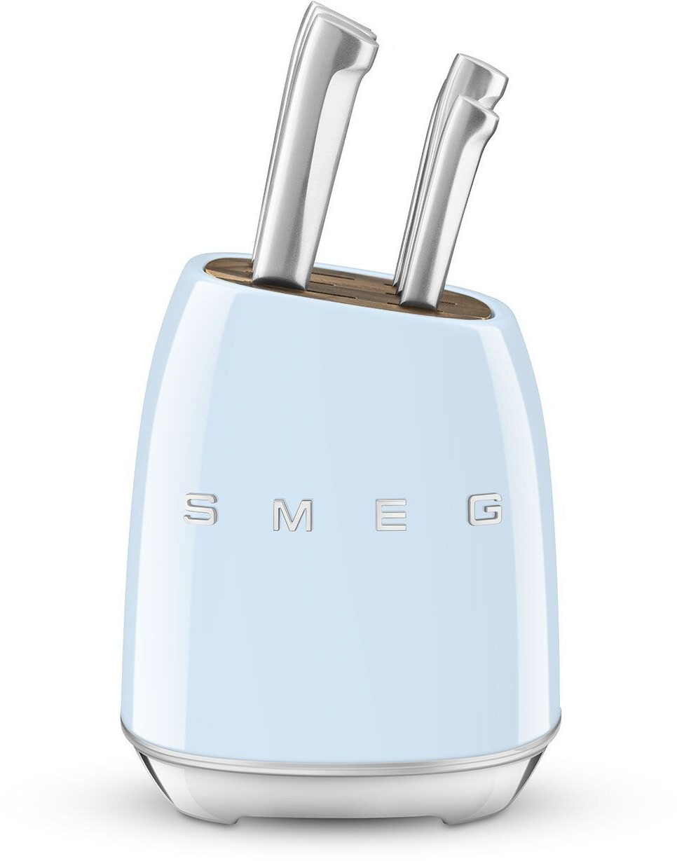 Smeg Knife Block 50's Style Pastel Blue
