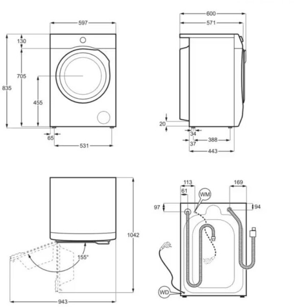Electrolux EW7W285W, Bild 7